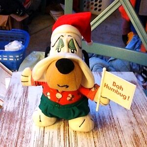 Vintage 🎄1990 CHRISTMAS DROOPY DOG "BAH HUMBUG!"